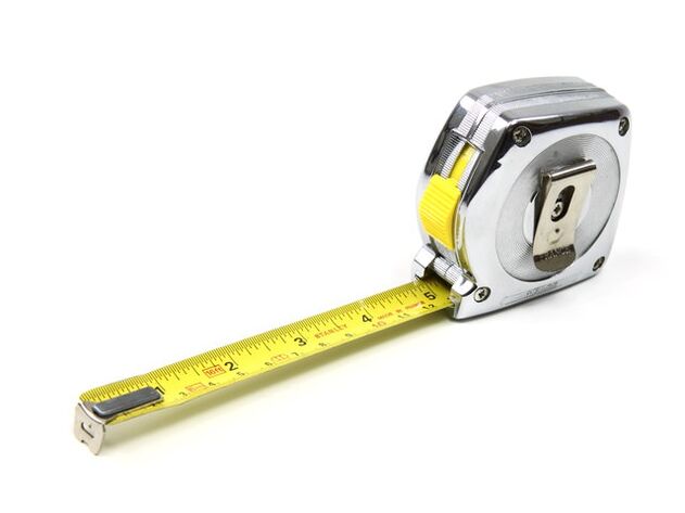 centimetru pentru măsurarea penisului înainte de mărire