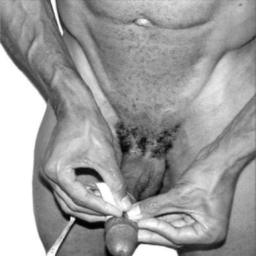 măsurarea penisului înainte de mărire